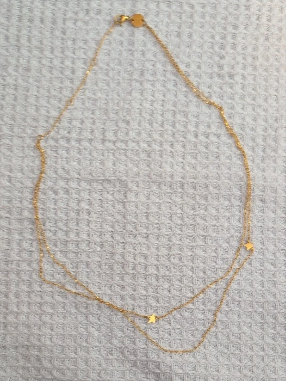 JZJ by Jennifer Zeuner Gold-tone Star double-strand necklace